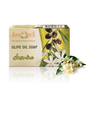 Оливковое мыло с жасмином, Aphrodite®, натуральное,  100 г - Фото№ 1