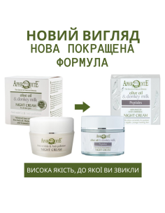 Антивозрастной защитный ночной крем с Пептидами - Aphrodite® 2