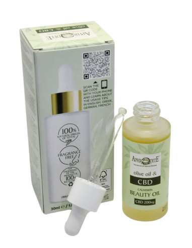 Олія для догляду "Спокійна шкіра" з олією Конопл - Aphrodite®