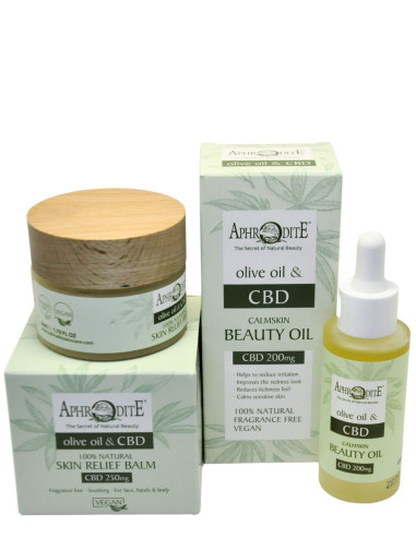 Олія для догляду "Спокійна шкіра" з олією Конопл - Aphrodite®