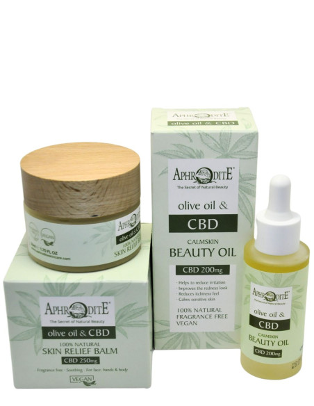 Олія для догляду "Спокійна шкіра" з олією Конопл - Aphrodite®